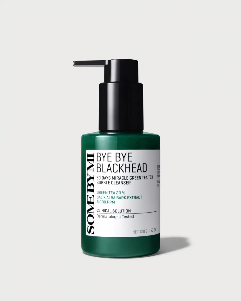 SOME BY MI Bye Bye Blackhead 30 Days Miracle Green Tea Tox Bubble Cleanser 120g