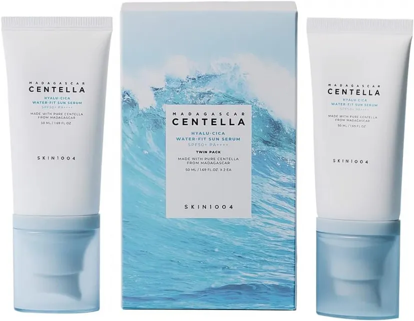 SKIN1004 مصل الشمس ووتر فيت من مدغشقر سينتيللا هيالو-سيكا 50 مل ( 2 )