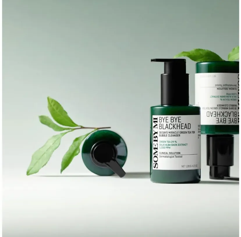 SOME BY MI BYE BYE BLACKHEAD 30 DAYS MIRACLE GREEN TEA TOX BUBBLE CLEANSER