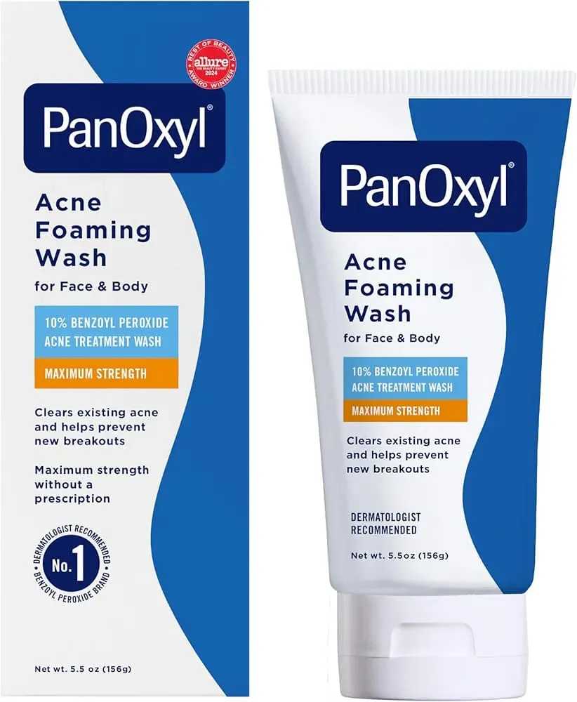 PanOxyl 10% Benzoyl Peroxide Acne Foaming Wash