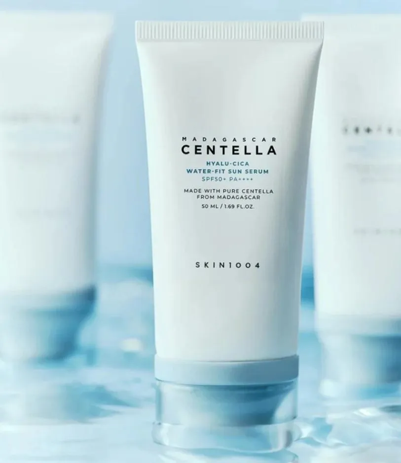 SKIN1004 مصل الشمس ووتر فيت من مدغشقر سينتيللا هيالو-سيكا 50 مل